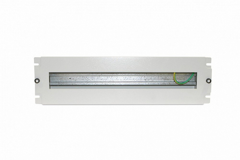 BPB19-PS-3U-RAL7035 Панель 19" с DIN-рейкой - YUM