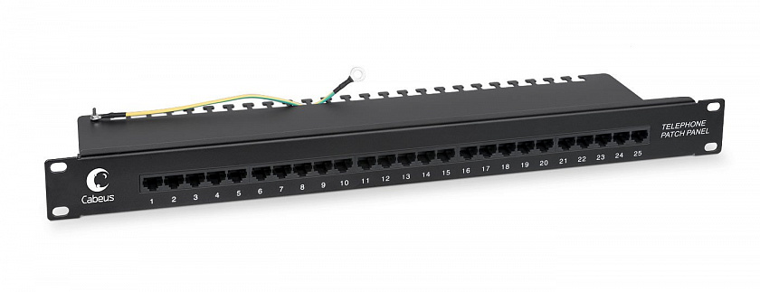 PL-25-TEL-Dual (8725c) Патч-панель 19" - YUM