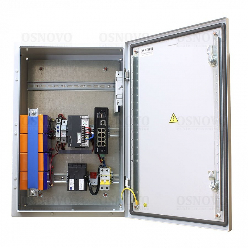 OS-46TB1(SW-60812/I) Уличная станция с термостабилизацией и резервным питанием - YUM