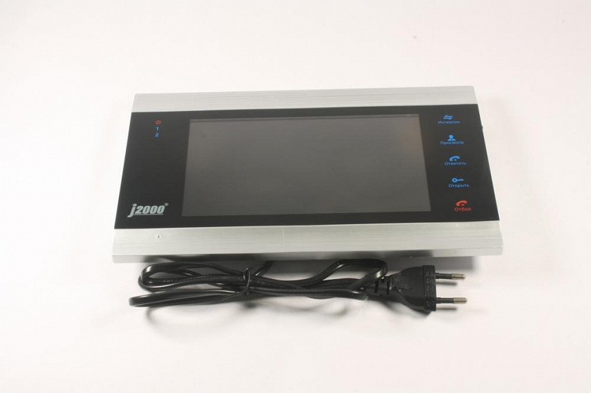 J2000-DF-ВАРВАРА AHD 2mp (чёрный) Монитор видеодомофона цветной - YUM