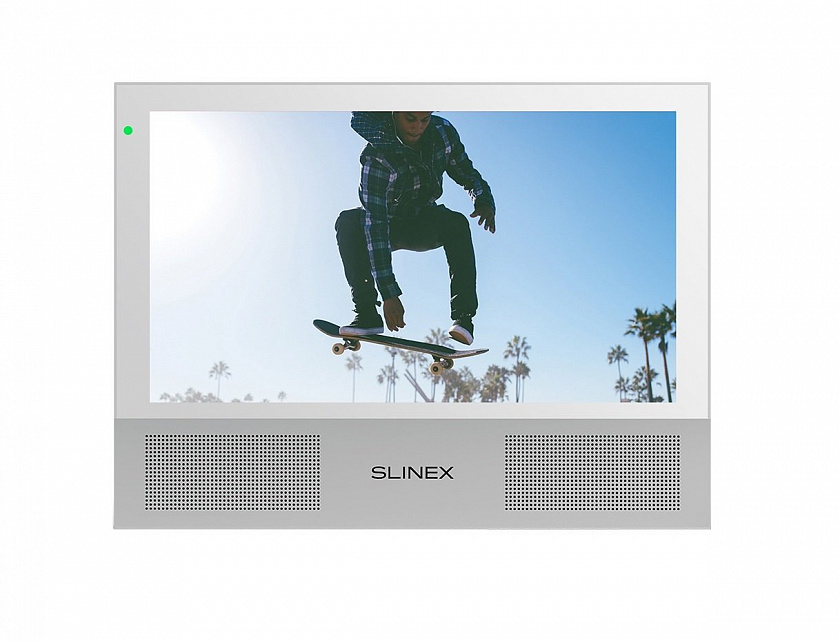 Sonik 7 (White+Silver) Монитор домофона цветной с функцией «свободные руки» - YUM