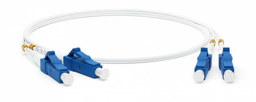 FC-D2-9A1-LC/UR-LC/UR-H-1M-LSZH-WH Патч-корд волоконно-оптический LC-LC - YUM