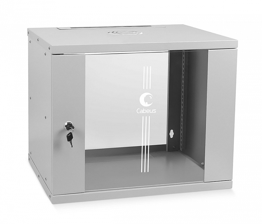 WSC-05D-9U55/45 (10175c) Шкаф настенный 19", 9U - YUM