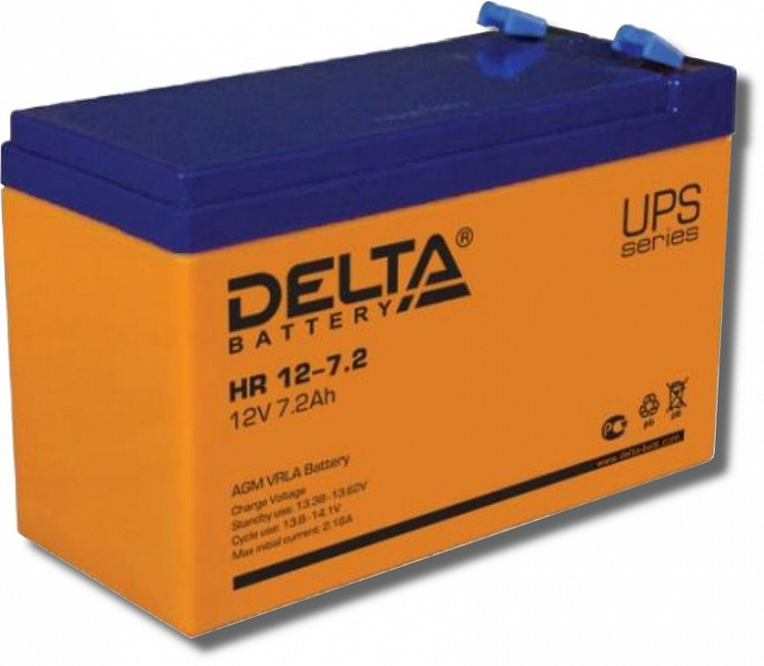 Delta HR 12-7.2 Аккумулятор герметичный свинцово-кислотный - YUM