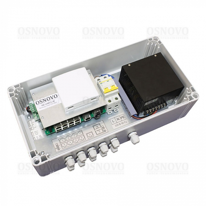 SW-60812/W Коммутатор Gigabit Ethernet на 11 портов - YUM
