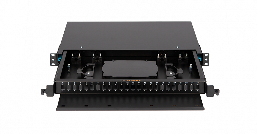 NMF-RP24SC-TS-P1-1U-BK Кросс оптический 19" - YUM