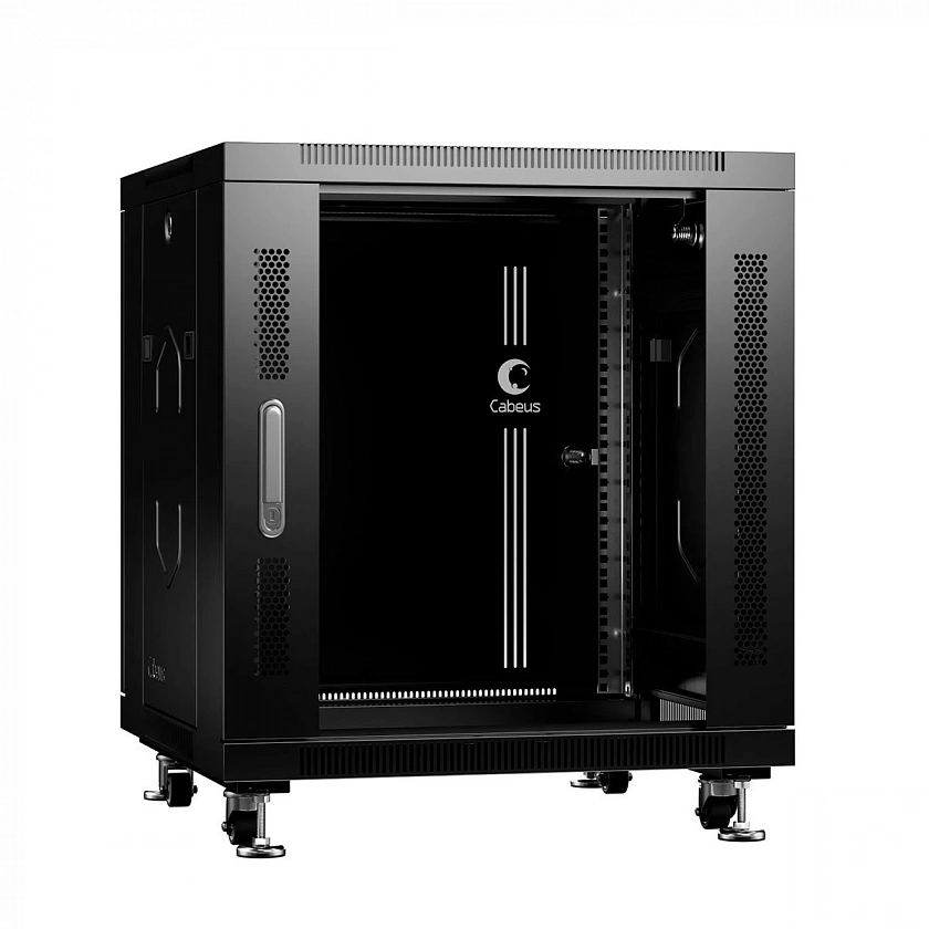 SH-05C-12U60/60-BK (8554c) Шкаф напольный 19-дюймовый, 12U - YUM