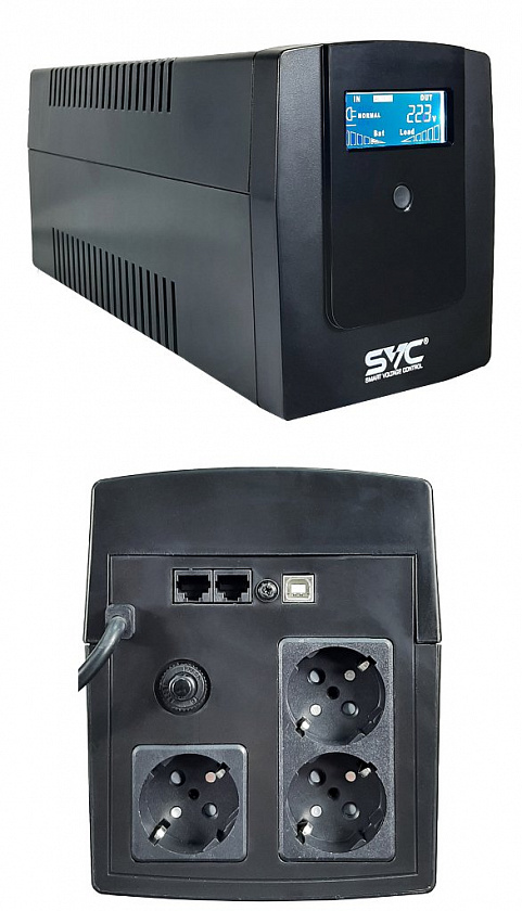 SVC V-1200-R-LCD Источник бесперебойного питания - YUM