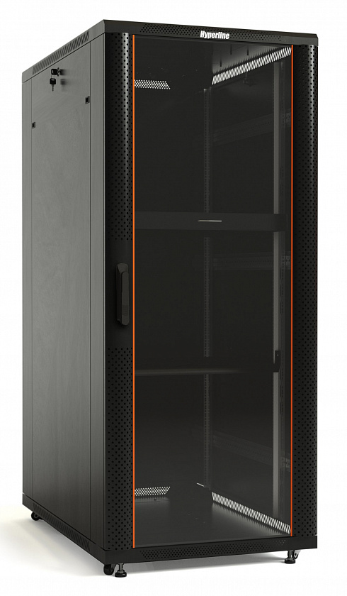 TTB-2266-AS-RAL9004 Шкаф напольный 19-дюймовый, 22U - YUM