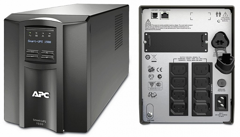 SMT1500I APC Smart-UPS 1500 ВА Источник бесперебойного питания - YUM