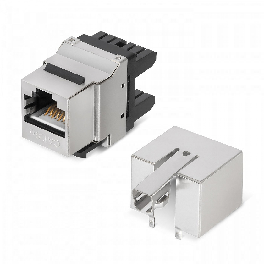 KJ-RJ45-Cat.5e-SH-180 (7962c) Вставка Keystone Jack RJ-45 - YUM