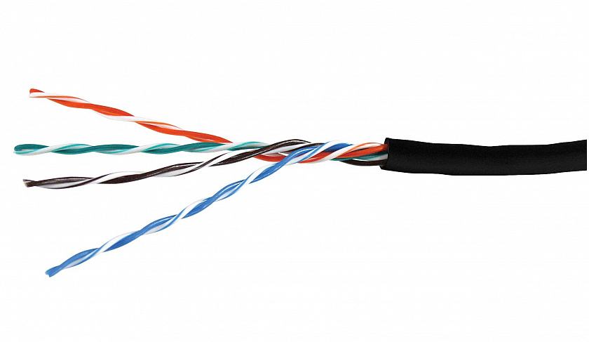 U/UTP 4pair, Cat5e, Out, PE (TWT-5EUTP-OUT) Кабель «витая пара» (LAN) для структурированных систем связи - YUM