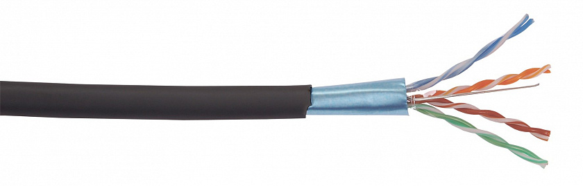 F/UTP 4х2х23AWG кат.6E solid LDPE (LC3-C604-339) Кабель симметричный (витая пара) - YUM
