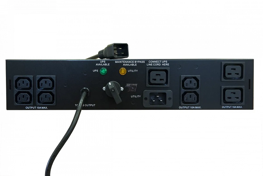 GL-UPS-OL-RPDU-216 Байпас на IEC C19*2 + IEC C13*6 - YUM