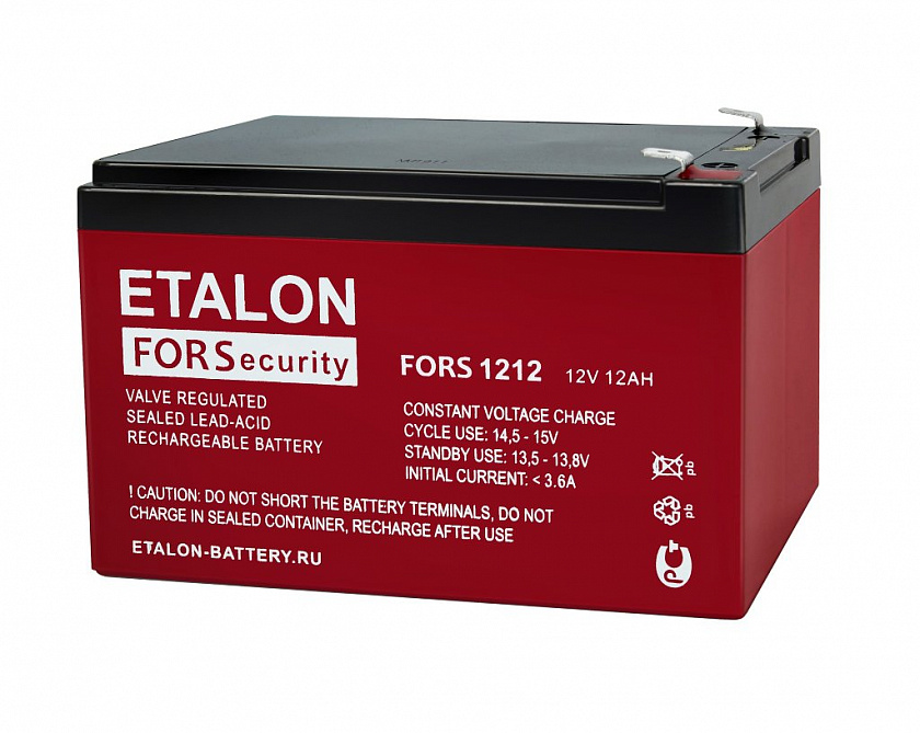 ETALON FORS 1212 Аккумулятор герметичный свинцово-кислотный - YUM