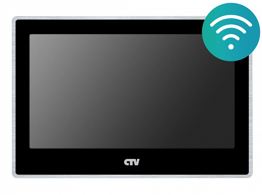 CTV-M5702 B (чёрный) Монитор домофона цветной - YUM