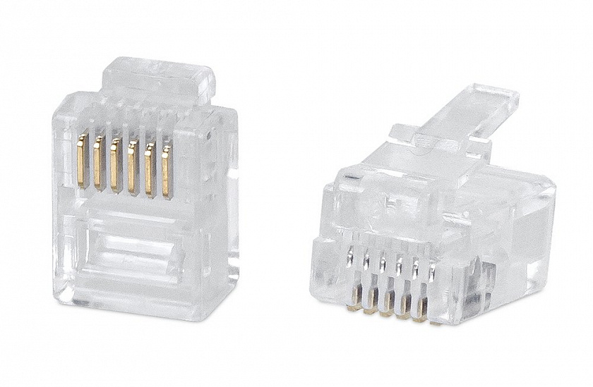6P6C (7126c) (100 шт) Разъем RJ-12 - YUM
