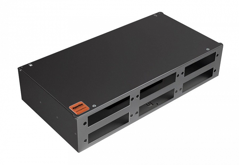 FO-19R-2U-6xSLT-W140H42-48UN-BK Кросс оптический 19'' - YUM