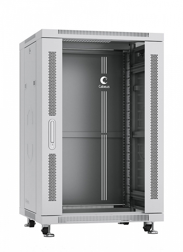 SH-05C-18U60/80 (7048c) Шкаф напольный 19-дюймовый, 18U - YUM