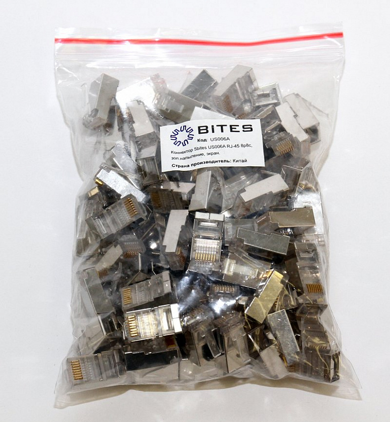 US060A (100шт) Разъем RJ-45 - YUM