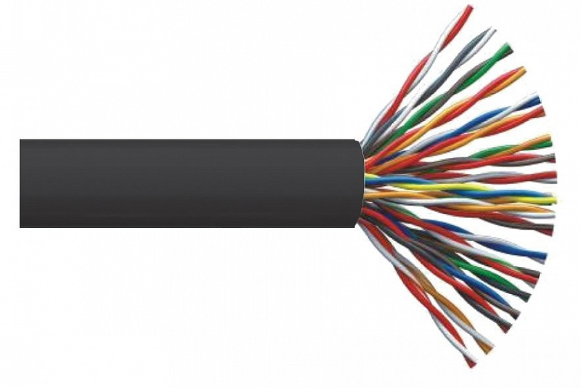 F/UTP 50х2х24AWG кат.5E solid LDPE (LC3-C5E50-339) Кабель симметричный (витая пара) - YUM