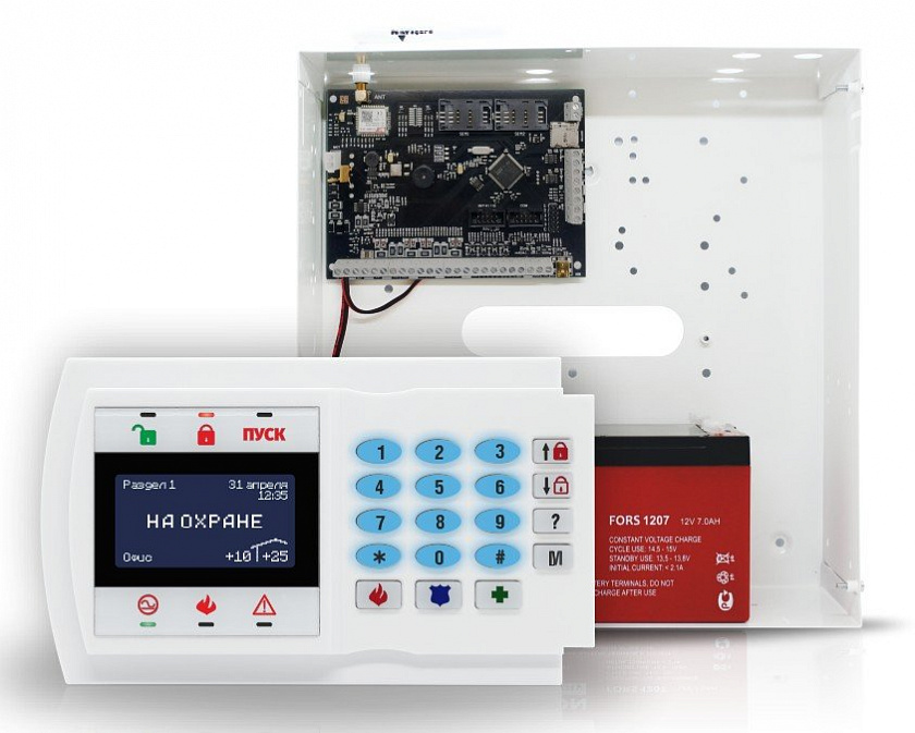 NV 2132 Комплект охранной GSM сигнализации - YUM