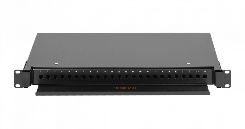 NMF-RP24FC-TS-P-1U-BK Кросс оптический 19" - YUM