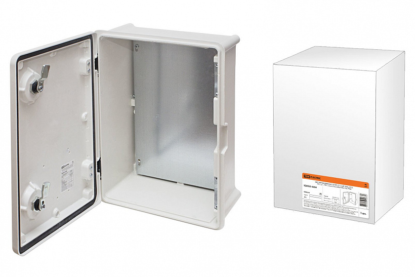 ЩПМП-1-1, GRP, IP65, IK10, 400х300х170 Бокс пластиковый антивандальный - YUM