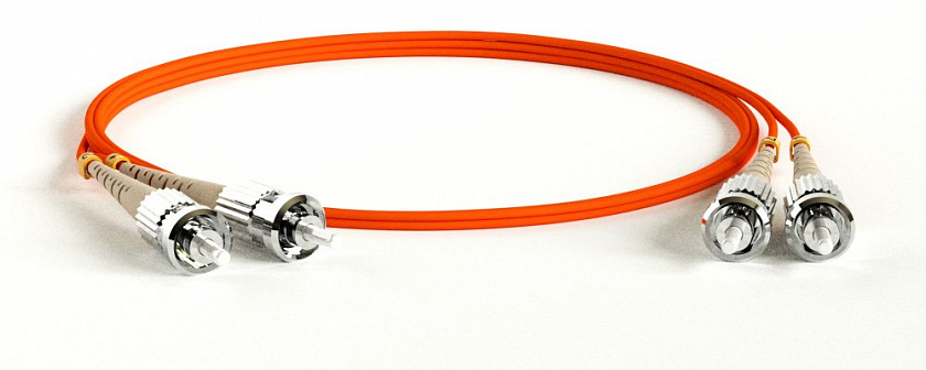 FC-D2-50-ST/PR-ST/PR-H-1M-LSZH-OR Патч-корд волоконно-оптический многомодовый - YUM