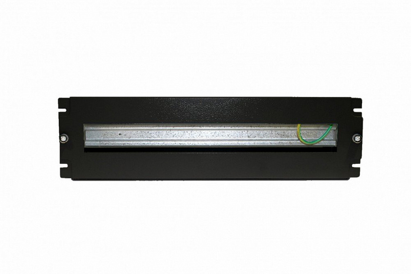 BPB19-PS-3U-RAL9005 Панель 19" с DIN-рейкой - YUM
