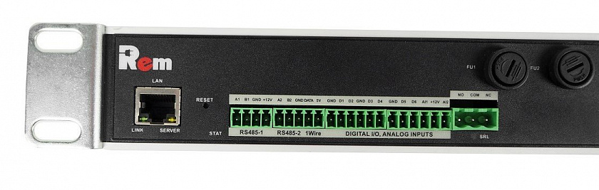 R-MC1-32-3C13-2C19-440-K Блок силовых розеток с контроллером - YUM
