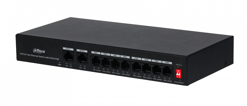 DH-PFS3010-8ET-96 Сетевой РОЕ коммутатор - YUM