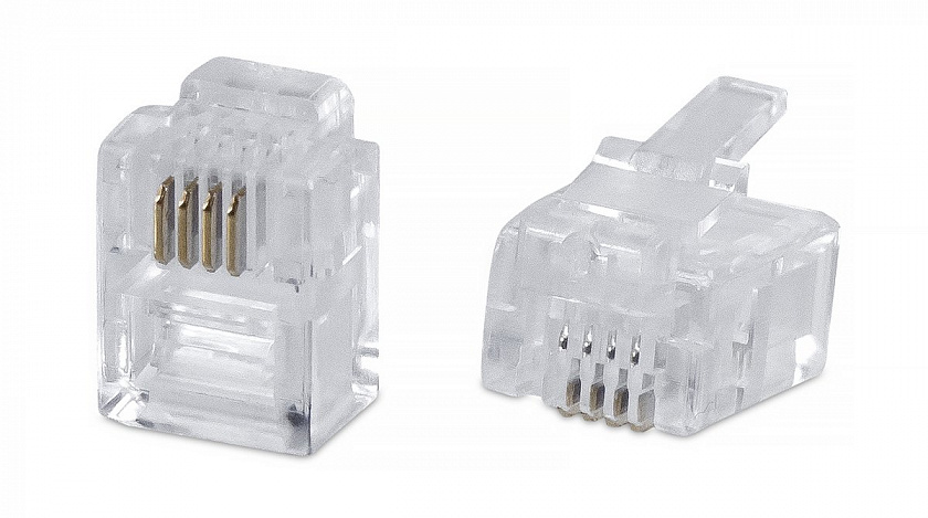 6P4C (7012c) (100 шт) Разъем RJ-11 - YUM