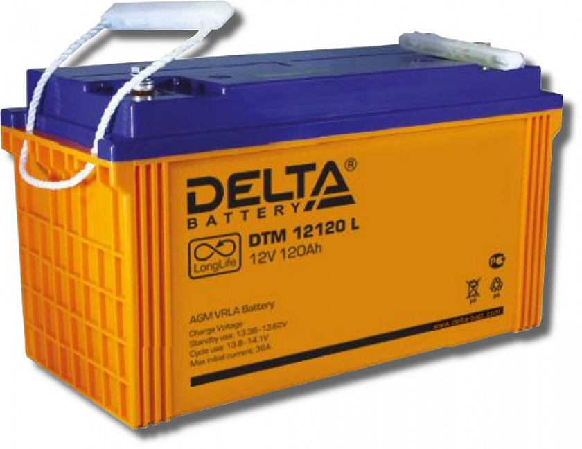 Delta DTM 12120 L Аккумулятор герметичный свинцово-кислотный - YUM