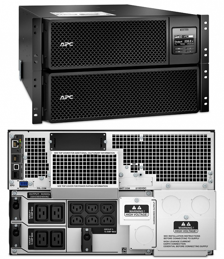 SRT8KRMXLI APC Smart-UPS SRT 8000 ВА Источник бесперебойного питания - YUM
