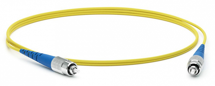 FC-S2-9-FC/UR-FC/UR-H-1M-LSZH-YL Патч-корд волоконно-оптический одномодовый - YUM