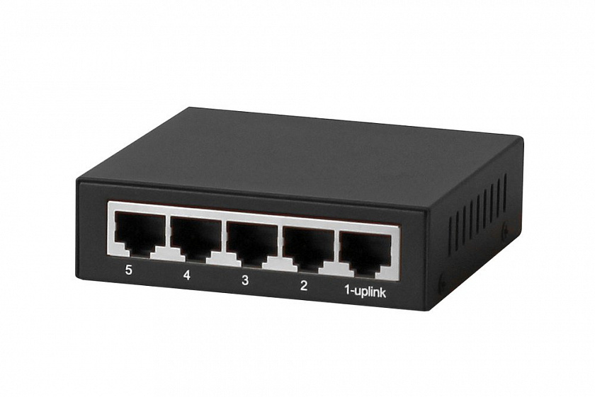PND-05G Коммутатор неуправляемый 5-портовый - YUM