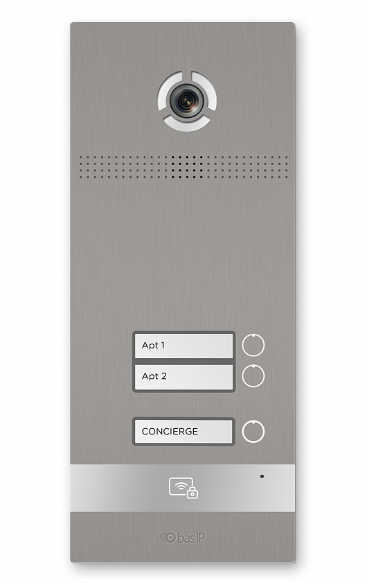BI-02FB SILVER Вызывная панель IP-домофона - YUM