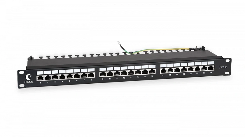 PL-24-Cat.5e-SH-Dual (7002c) Патч-панель 19" - YUM
