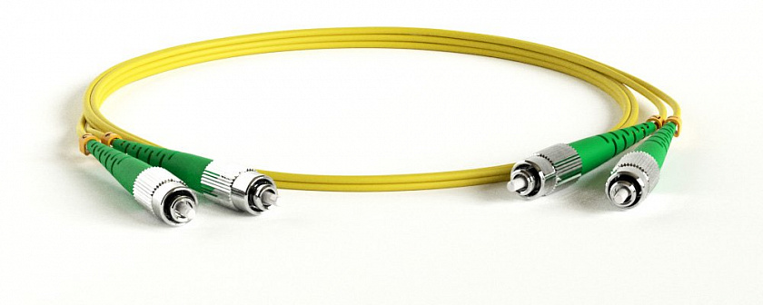 FC-D2-9-FC/AR-FC/AR-H-1M-LSZH-YL Патч-корд волоконно-оптический FC-FC - YUM