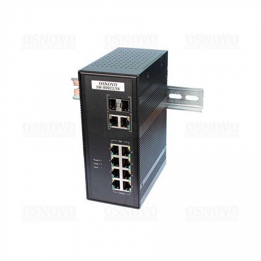 SW-80822/IR Коммутатор 10-портовый Gigabit Ethernet с РоЕ - YUM