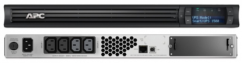 SMT1500RMI1U APC Smart-UPS 1500 ВА Источник бесперебойного питания - YUM