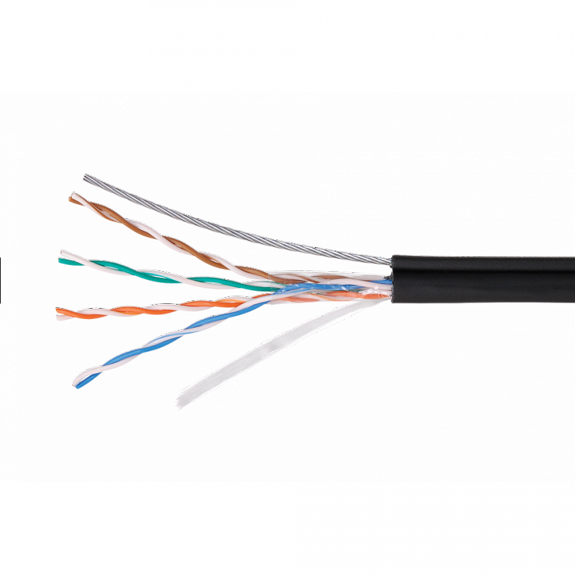U/UTP 4pair, Cat5e, Out, PE, SW (TWT-5EUTP-OUT-TR) Кабель «витая пара» (LAN) для структурированных систем связи - YUM