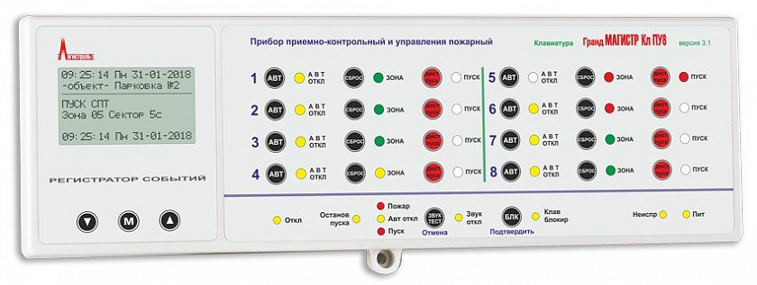 Гранд Магистр Кл ПУ8 (версия 3.1) Выносная клавиатура для приборов "Гранд Магистр" - YUM