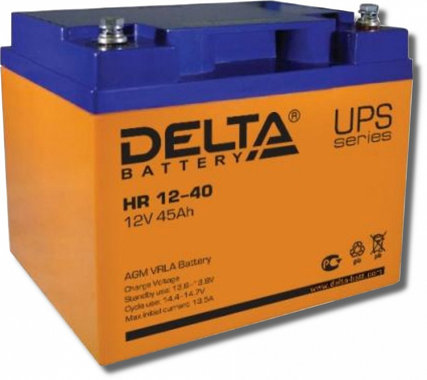Delta HR 12-40 Аккумулятор герметичный свинцово-кислотный - YUM