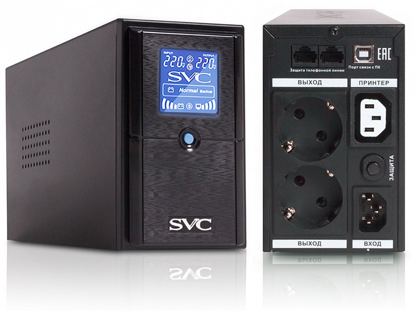 SVC V-800-L-LCD Источник бесперебойного питания - YUM