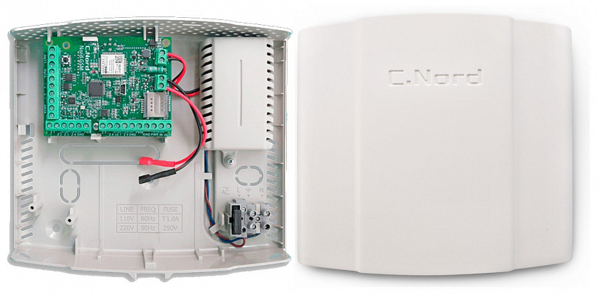 Nord GSM (Nord Pro) Контрольная панель со встроенным GSM-модулем (GPRS/SMS) c двумя сим-картами - YUM