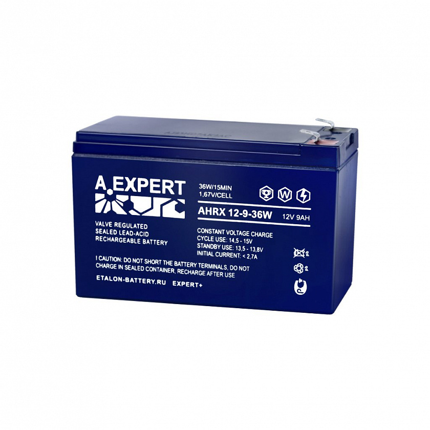 ETALON A.EXPERT AHRX 12-9-36W Аккумулятор герметичный свинцово-кислотный - YUM
