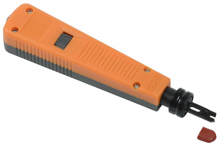 TI1-G110-P Инструмент ударный для IDC Krone/110 оранжево-серый - YUM
