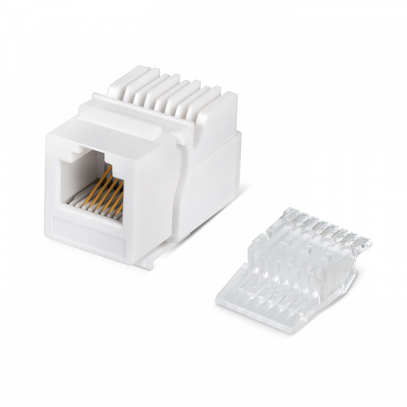 KJ-RJ12-Toolless (7007c) Вставка Keystone Jack RJ-45 - YUM
